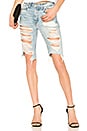 view 1 of 4 Beverly High Rise Long Biker Short in Beaten Gold