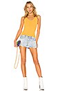 view 4 of 4 Adriana Mid-Rise Slouchy Short in Overdone
