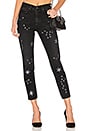 view 1 of 5 Karolina Embroidered High-Rise Skinny Jean in Constellation