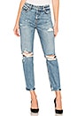 view 1 of 4 Devon High-Rise Boyfriend Jean in Up Side Down