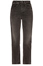 view 5 of 4 Karolina High Rise Straight Crop Jeans in Sunset Park