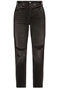 view 5 of 5 Karolina Rise Straight Crop Jeans in Lexington