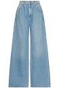 view 5 of 4 Chloe High Rise Pleated Wide Leg Jeans in Sawtelle