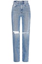view 5 of 5 Sara Super High Rise Slim Straight Jeans in Rambla