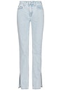 view 5 of 4 Hailey Low Rise Boot With Slit Hem Jeans in Arches