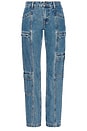 view 5 of 4 Naomi Low Rise Slim Cargo Jeans in Inwood Hill