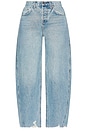 view 5 of 4 Paola Barrel Leg Jean in Skyline