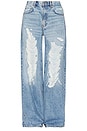 view 1 of 6 Luna Mid Rise Baggy Wide Leg in Mesa Beach