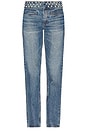 view 6 of 5 Leandra Low Rise Straight Leg Jeans in Nashville
