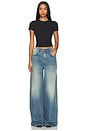 view 5 of 6 Luna Mid Rise Baggy Wide Leg in Jackson