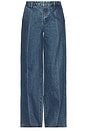 view 7 of 7 Sutton Wide Leg Trouser Jeans in Lake Tahoe