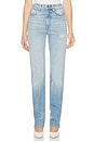 view 7 of 6 Sara Super High Rise Straight Jeans in La Brea Ave
