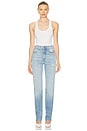 view 11 of 6 Sara Super High Rise Straight Jeans in La Brea Ave
