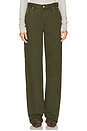 view 1 of 6 Bella Low Rise Boyfriend Utility in Dark Olive
