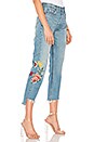 view 2 of 4 Helena High-Rise Embroidered Crop Jean in Chelsea Hotel