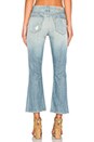 view 3 of 4 Joan Mid-Rise Crop Flare Jean in Love to Love You, Baby