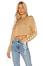 view 1 of 4 Ronnie Cropped Sweater in Nude