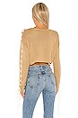 view 3 of 4 Ronnie Cropped Sweater in Nude