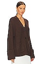 view 2 of 4 Tiya Cardigan in Brown