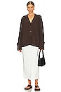view 4 of 4 Tiya Cardigan in Brown