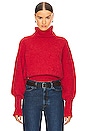 view 1 of 4 Elya Turtleneck Sweater in Red