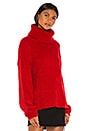 view 2 of 4 Samantha Turtleneck Sweater in Cherry Red