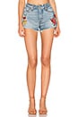view 1 of 7 Cindy High-Rise Embroidered Short in Rising Sun