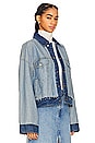 view 3 of 5 Christi Oversized Reversible Denim Jacket in Inside Out