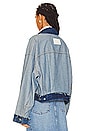 view 4 of 5 Christi Oversized Reversible Denim Jacket in Inside Out