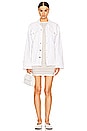 view 4 of 4 Jessie Body Drill Shirt Jacket in White Rip