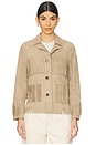 view 2 of 5 Joni Suede Fringe Jacket in Desert Sand