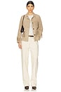 view 5 of 5 Joni Suede Fringe Jacket in Desert Sand