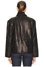 view 4 of 6 Marlo Leather Blazer in Black