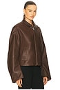 view 3 of 6 BLOUSON ROMY in Chocolate Brown