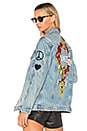 view 1 of 6 x REVOLVE Daria Oversized Denim Trucker Jacket in Fools Gold