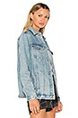 view 3 of 6 x REVOLVE Daria Oversized Denim Trucker Jacket in Fools Gold