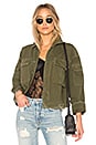 view 1 of 4 Dorian Oversized Crop Army Jacket in Atlantic City