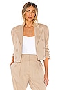 view 1 of 5 Power Crop Blazer in Khaki