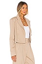 view 2 of 5 Power Crop Blazer in Khaki