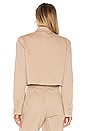 view 3 of 5 Power Crop Blazer in Khaki