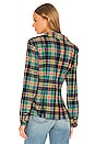 view 5 of 5 Loren Plaid Jacket in Blue Multi Plaid