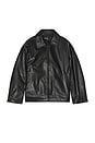 view 1 of 5 Alek Leather Jacket in Black