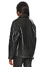 view 3 of 4 Alek Leather Jacket in Black