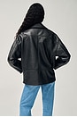 view 5 of 8 Alek Leather Jacket in Black