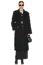 view 1 of 4 Bronte Oversized Coat in Black
