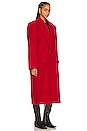 view 3 of 4 MANTEAU BRONTE OVERSIZED in Deep Red