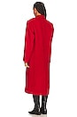 view 4 of 4 Bronte Oversized Coat in Deep Red