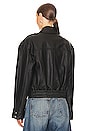 view 4 of 5 Jayden Leather Jacket in Black