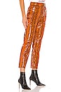 view 2 of 4 Shiloh Leather Pant in Orange Snake