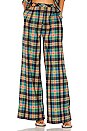 view 1 of 4 Loren Plaid Pant in Blue Multi Plaid